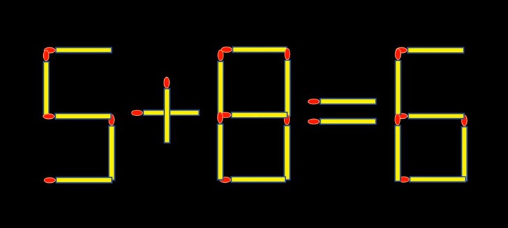 Thử tài IQ: Di chuyển một que diêm để 13+8=4 thành phép tính đúng - Ảnh 3.