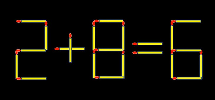 Thử tài IQ: Di chuyển một que diêm để 8+9=7 thành phép tính đúng - Ảnh 3.