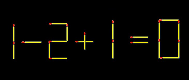 Thử tài IQ: Di chuyển một que diêm để 12+1=8 thành phép tính đúng - Ảnh 1.