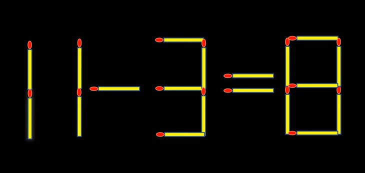 Thử tài IQ: Di chuyển một que diêm để 13-9=6 thành phép tính đúng - Ảnh 1.