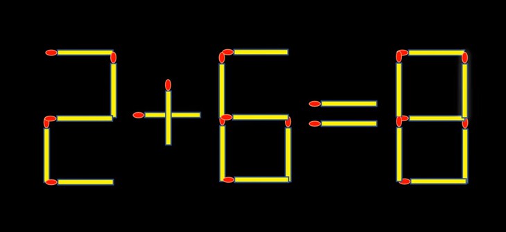 Thử tài IQ: Di chuyển một que diêm để 8+9=7 thành phép tính đúng - Ảnh 1.