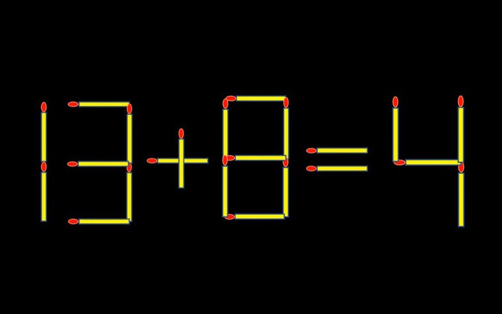 Thử tài IQ: Di chuyển một que diêm để 13-9=6 thành phép tính đúng - Ảnh 7.