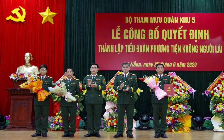 Thành lập Tiểu đoàn Phương tiện không người lái, bắt đầu trực chiến thuộc Quân khu 5 - Ảnh 2.