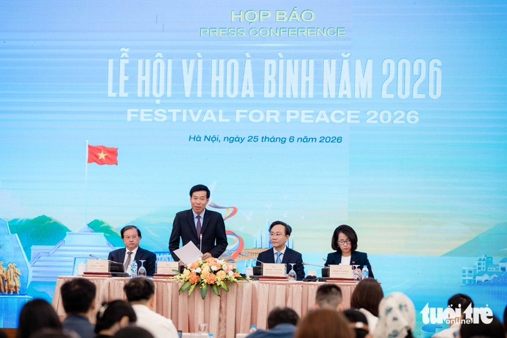 Lễ hội Vì hòa bình năm 2026 có thiếu nhi hát ‘Heal the world’ bằng 5 thứ tiếng, concert quốc gia - Ảnh 1.