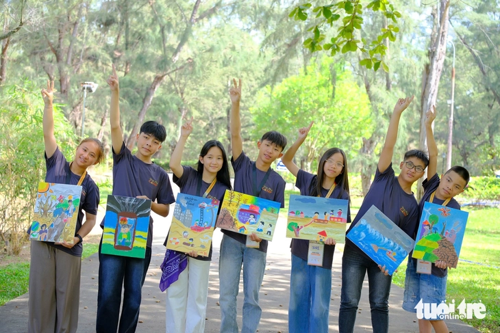 Bất ngờ với sáng kiến ứng phó biến đổi khí hậu của trẻ em các nước mang đến Đà Nẵng - Ảnh 2.