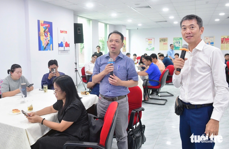 Báo Tuổi Trẻ tập huấn kỹ năng truyền thông cho cán bộ, giảng viên Trường đại học Bách khoa TP.HCM - Ảnh 4.