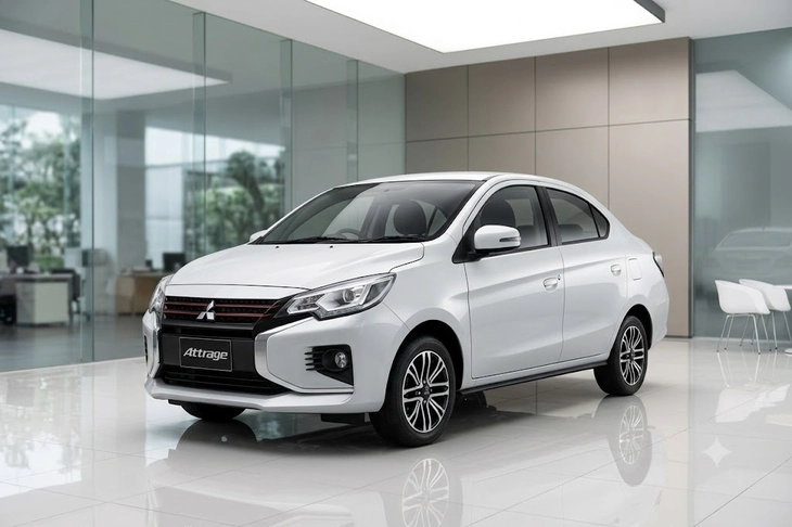 Mitsubishi Attrage chốt lịch ra mắt, dễ lần đầu có 6 túi khí, dùng được xăng E20 đấu Toyota Vios, Honda City - Ảnh 1.