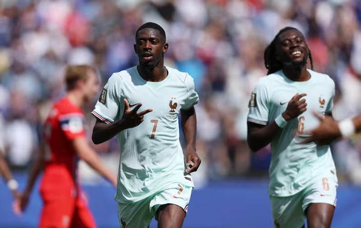 Dembele lập hat-trick, Pháp thắng Na Uy và giành ngôi đầu - Ảnh 1.