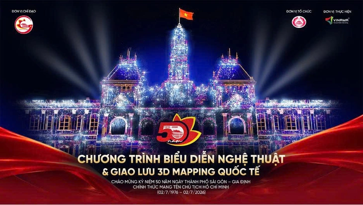 3D Mapping kỷ niệm 50 năm Thành phố mang tên Bác có gì đặc biệt? - Ảnh 1.