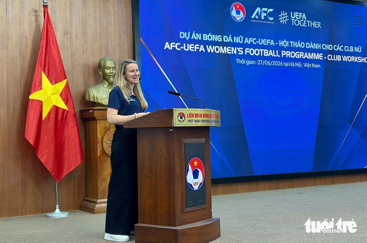 Có UEFA và AFC hỗ trợ, bóng đá nữ Việt Nam phấn đấu dự World Cup nữ 2031 - Ảnh 1.