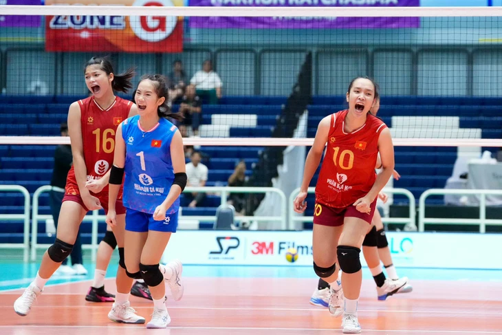Bóng chuyền nữ Việt Nam đấu Thái Lan ở chung kết Giải U18 Đông Nam Á - Ảnh 1.