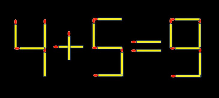 Thử tài IQ: Di chuyển một que diêm để 2+5=8 thành phép tính đúng - Ảnh 1.