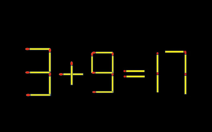 Thử tài IQ: Di chuyển một que diêm để 7+4=3 thành phép tính đúng - Ảnh 7.