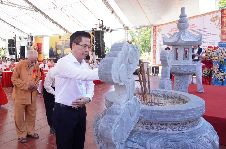 Kỷ niệm 555 năm vua Lê Thánh Tông dừng chân tại Vạn Tường - Ảnh 1.