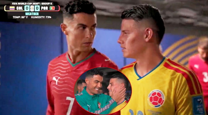 Ronaldo và James Rodriguez khiến fan bồi hồi ở World Cup - Ảnh 1.