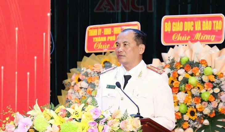 Thượng tá Trần Văn Tiển giữ chức Hiệu trưởng Trường văn hóa Công an nhân dân III Cần Thơ - Ảnh 1.
