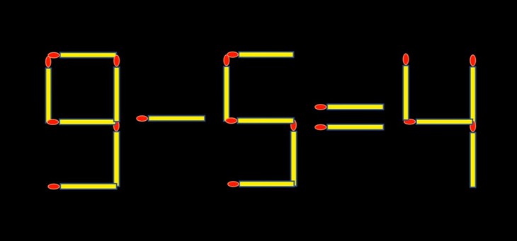 Thử tài IQ: Di chuyển một que diêm để 1+6=4 thành phép tính đúng - Ảnh 1.