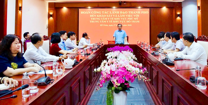 Phó bí thư Nguyễn Phước Lộc: Đầu tư Trung tâm y tế thành cơ sở 2 bệnh viện tuyến cuối - Ảnh 2.