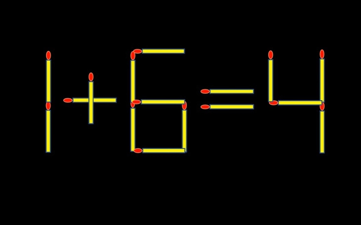 Thử tài IQ: Di chuyển một que diêm để 1+5=4 thành phép tính đúng - Ảnh 7.