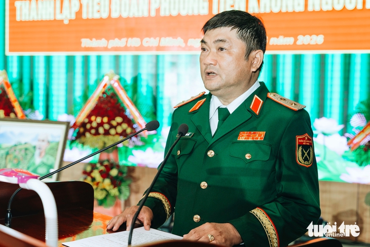 Thành lập Tiểu đoàn phương tiện không người lái đầu tiên của Quân khu 7   - Ảnh 1.