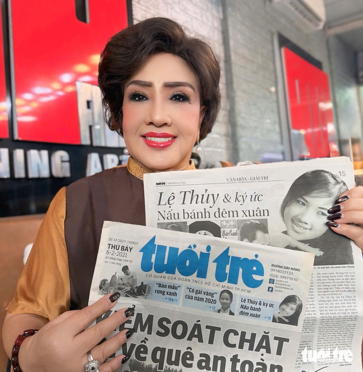 NSND Lệ Thủy và ký ức những trang báo giấy Tuổi Trẻ - Ảnh 1.