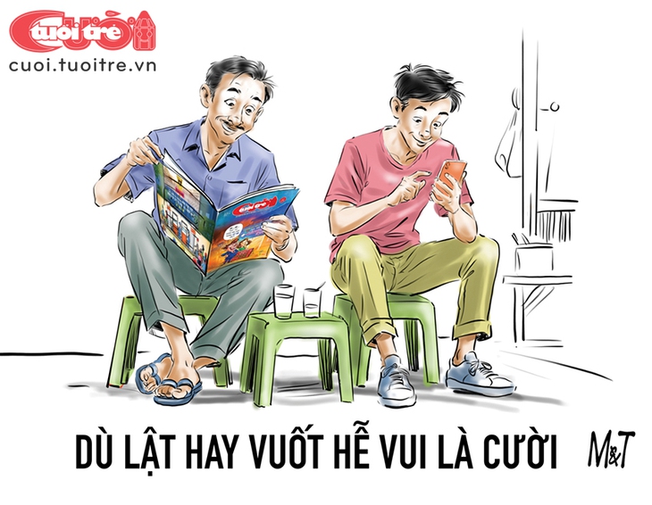 Dù lật hay vuốt hễ vui là cười - Ảnh 1.