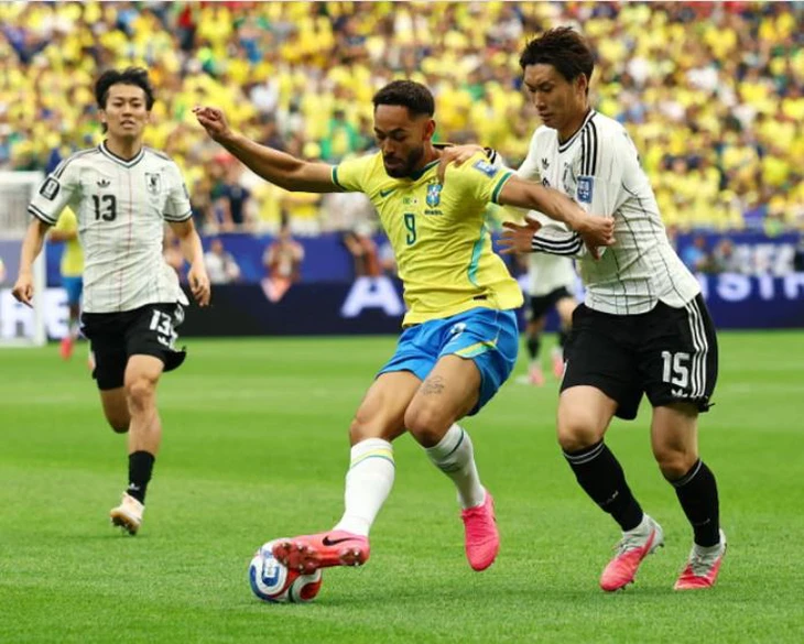 Brazil - Nhật Bản (hiệp 1) 0-0: Sức ép đè nặng lên khung thành của Nhật Bản - Ảnh 1.