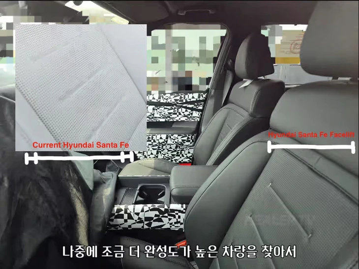 Hyundai Santa Fe mới lộ rõ hơn thiết kế, cabin  - Ảnh 5.