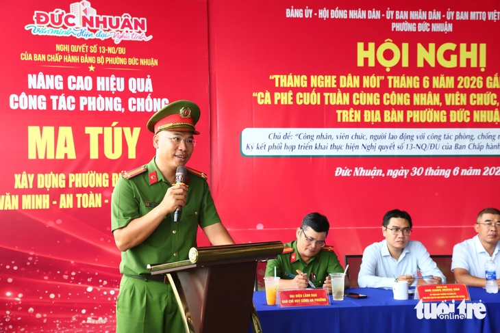 Phường Đức Nhuận trò chuyện cùng người dân qua buổi cà phê sáng  - Ảnh 2.