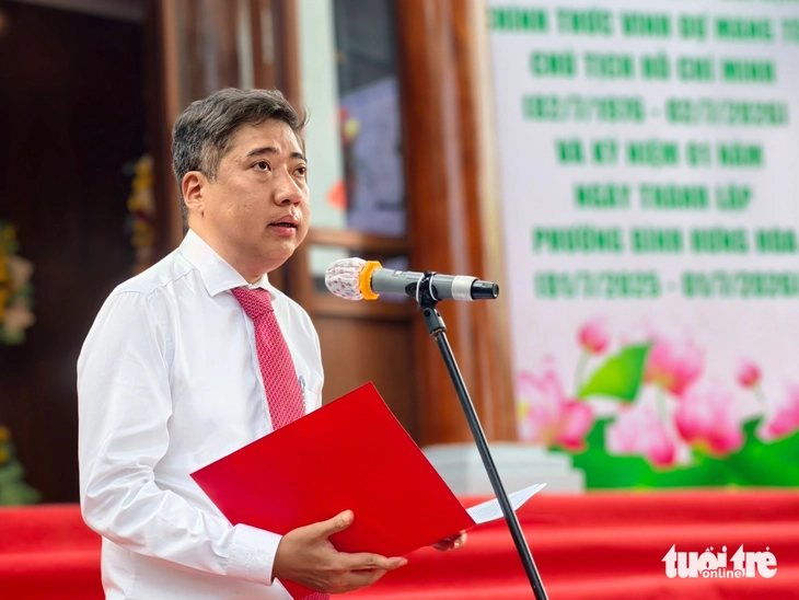 Phường Bình Hưng Hòa khánh thành Không gian văn hóa Hồ Chí Minh - Ảnh 3.