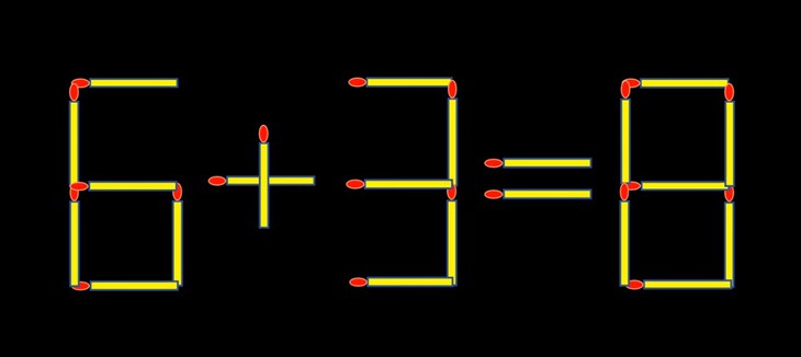Thử tài IQ: Di chuyển một que diêm để 8+9=3 thành phép tính đúng - Ảnh 2.
