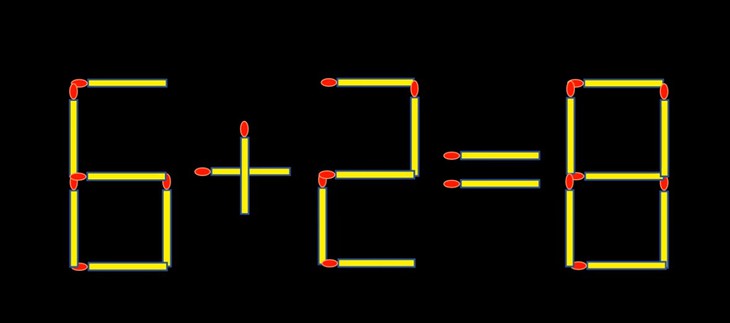 Thử tài IQ: Di chuyển một que diêm để 8+9=3 thành phép tính đúng - Ảnh 1.
