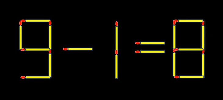 Thử tài IQ: Di chuyển một que diêm để 8+9=3 thành phép tính đúng - Ảnh 1.