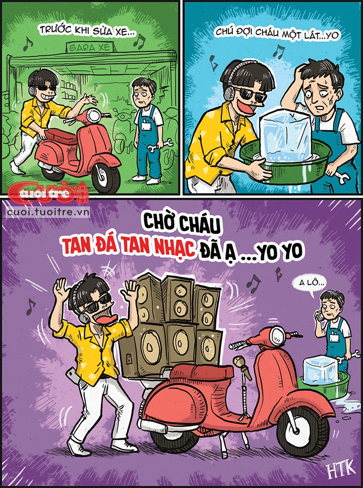 Đi sửa xe như ôn thi tốt nghiệp - Ảnh 1.