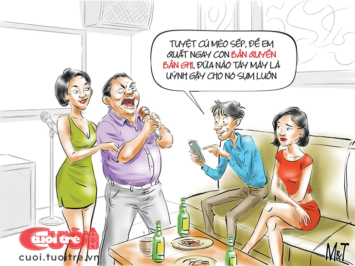 Nịnh sếp bằng 'gậy bản quyền' - Ảnh 1.
