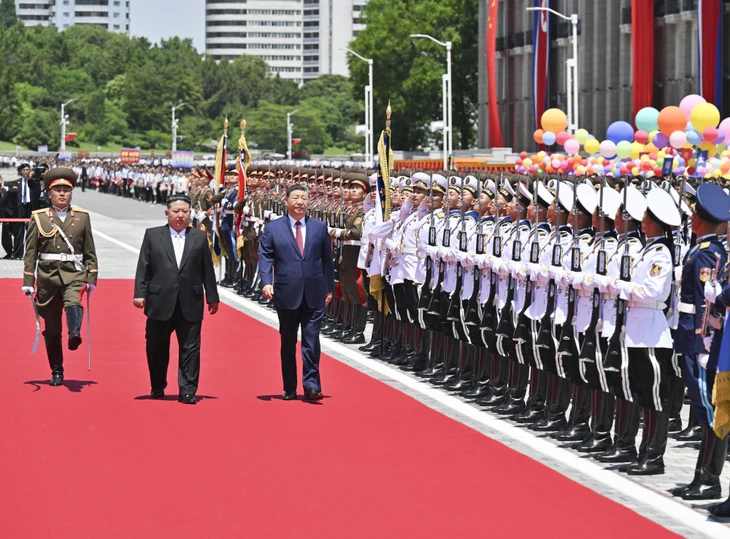 Ông Kim Jong Un nói ông Tập Cận Bình là 'vị khách được Triều Tiên tôn trọng nhất' - Ảnh 8.