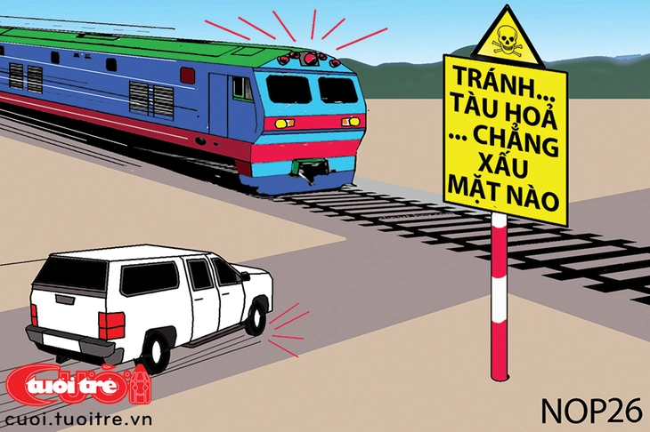 Tránh tàu hỏa chẳng xấu mặt nào! - Ảnh 1.
