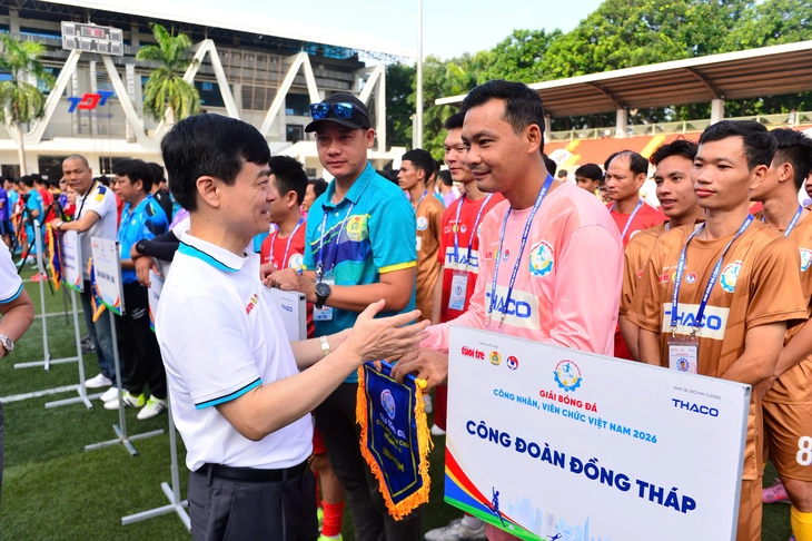 Khai mạc vòng loại phía Nam Giải bóng đá công nhân, viên chức Việt Nam 2026 - Ảnh 14. bóng đá công nhân, viên chức - Ảnh 14.
