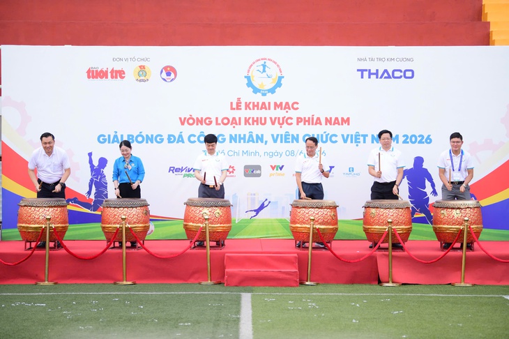 Giải bóng đá công nhân, viên chức Việt Nam 2026: Mang niềm vui đến sân bóng - Ảnh 5. công nhân - Ảnh 4.