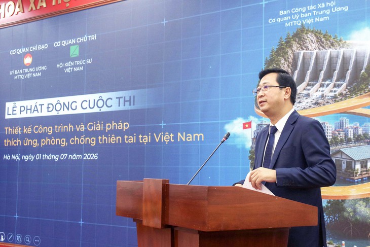 Phát động cuộc thi thiết kế công trình và giải pháp thích ứng phòng, chống thiên tai - Ảnh 2.