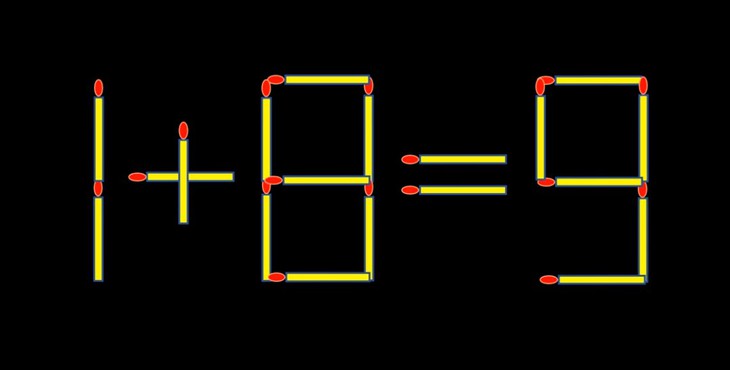 Thử tài IQ: Di chuyển một que diêm để 10-8=3 thành phép tính đúng - Ảnh 1.