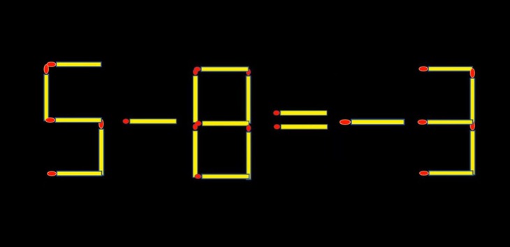 Thử tài IQ: Di chuyển một que diêm để 9-8=3 thành phép tính đúng - Ảnh 1.