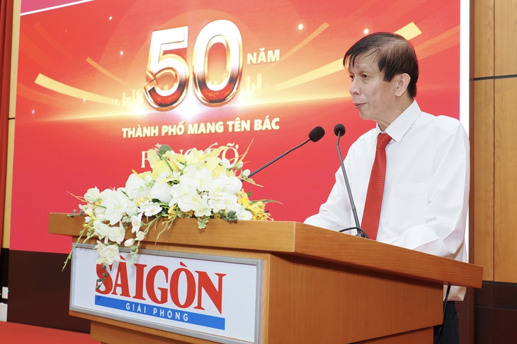 Báo Sài Gòn Giải Phóng ra mắt công trình báo chí dữ liệu, trao giải cuộc thi ảnh 'Rạng rỡ tên vàng' - Ảnh 1.