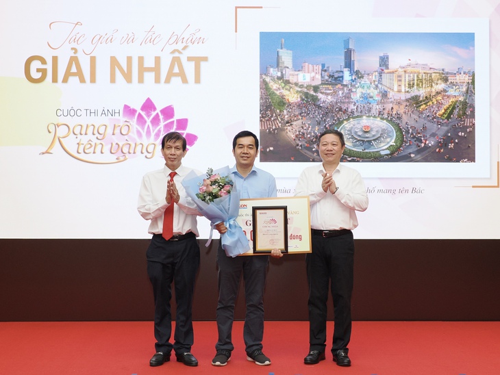 Báo Sài Gòn Giải Phóng ra mắt công trình báo chí dữ liệu, trao giải cuộc thi ảnh 'Rạng rỡ tên vàng' - Ảnh 2.