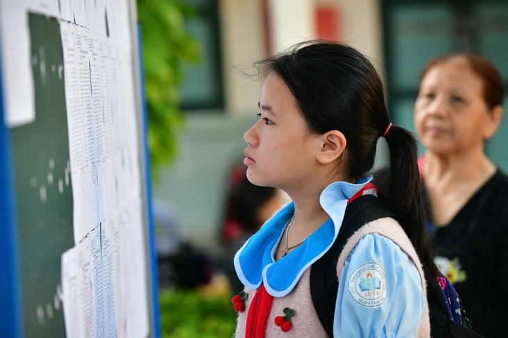 Sáng nay, 8298 học sinh bước vào kỳ khảo sát tranh suất học lớp 6 các trường nổi tiếng ở TP.HCM - Ảnh 3.