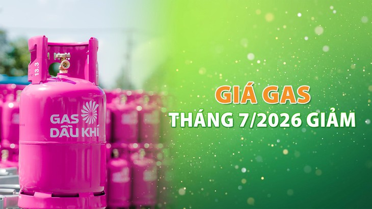 Giá gas tháng 7-2026 giảm mạnh sau nhiều tháng tăng liên tục - Ảnh 1.