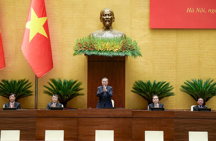 Tổng Bí thư, Chủ tịch nước Tô Lâm và nhiều lãnh đạo dự sơ kết 1 năm mô hình chính quyền 3 cấp - Ảnh 1.