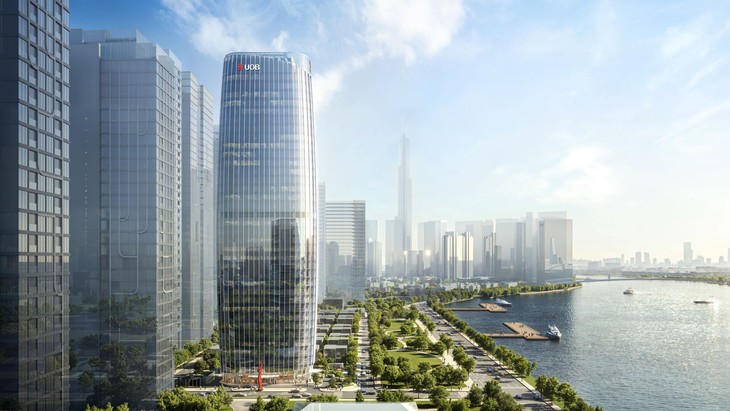 UOB đầu tư 450 triệu USD xây trụ sở ở Trung tâm Tài chính quốc tế TP.HCM - Ảnh 2.
