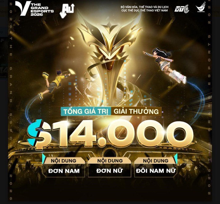 Việt Nam đăng cai giải đấu quy mô quốc tế Audition Grand Esports 2026 - Ảnh 2.