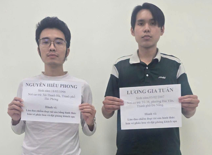 Đà Nẵng: Lộ chiêu dùng AI tạo vé pháo hoa, xác nhận đặt phòng khách sạn giả để lừa đảo  - Ảnh 1.
